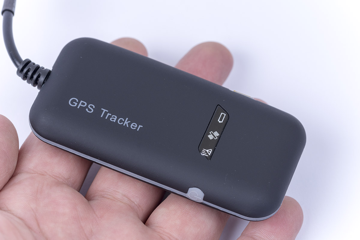 GPS tracker on car