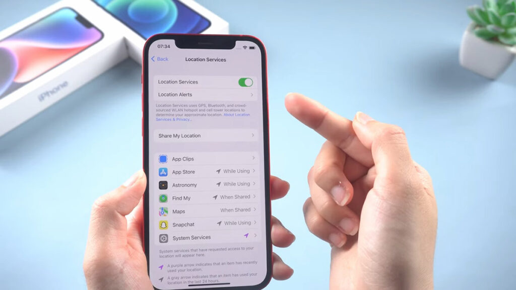 Turn On Location Services